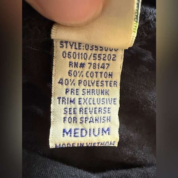 Iowa Hawkeyes Burnout Sheer Black Graphic Tee Women’s Medium - Picture 3 of 5